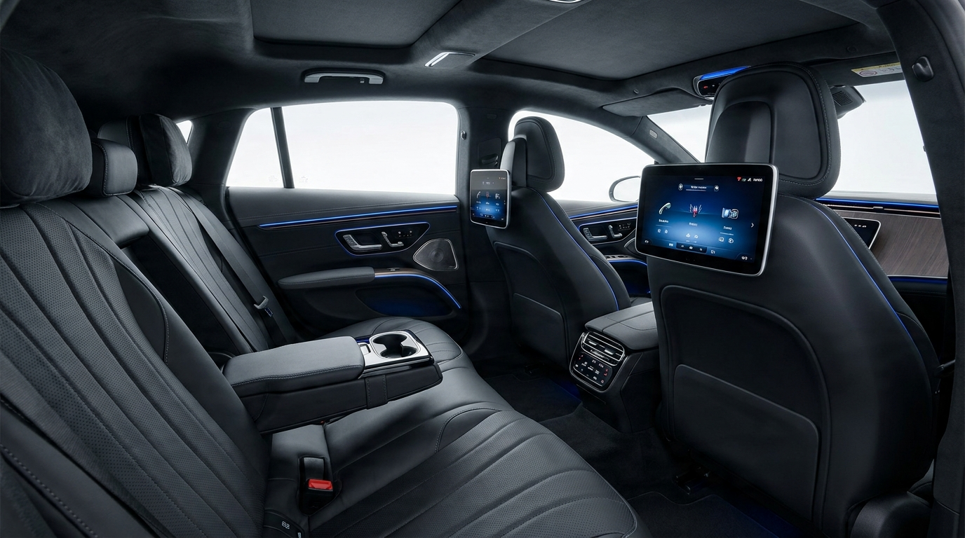 Mercedes-Benz EQS — Rear Cabin Interior